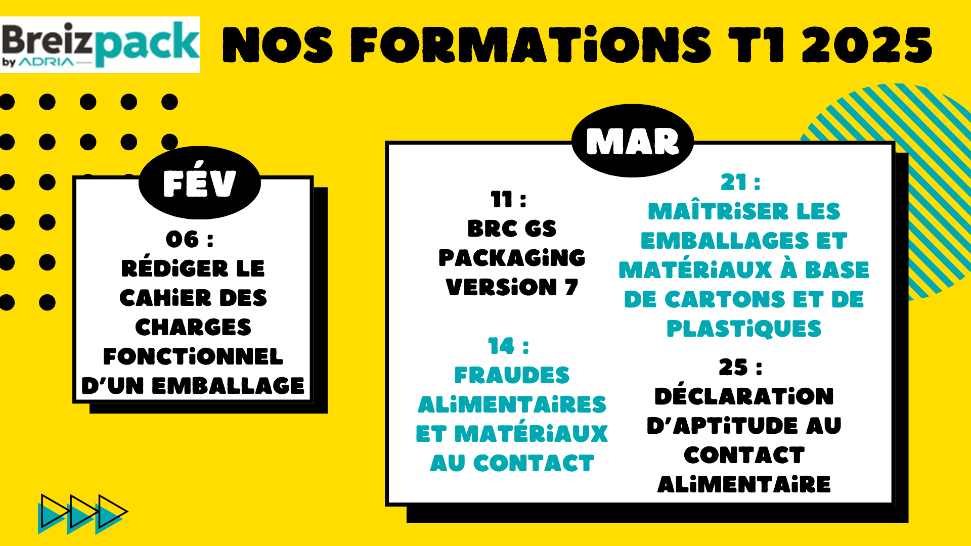 formation emballage Breizpack T1 2025