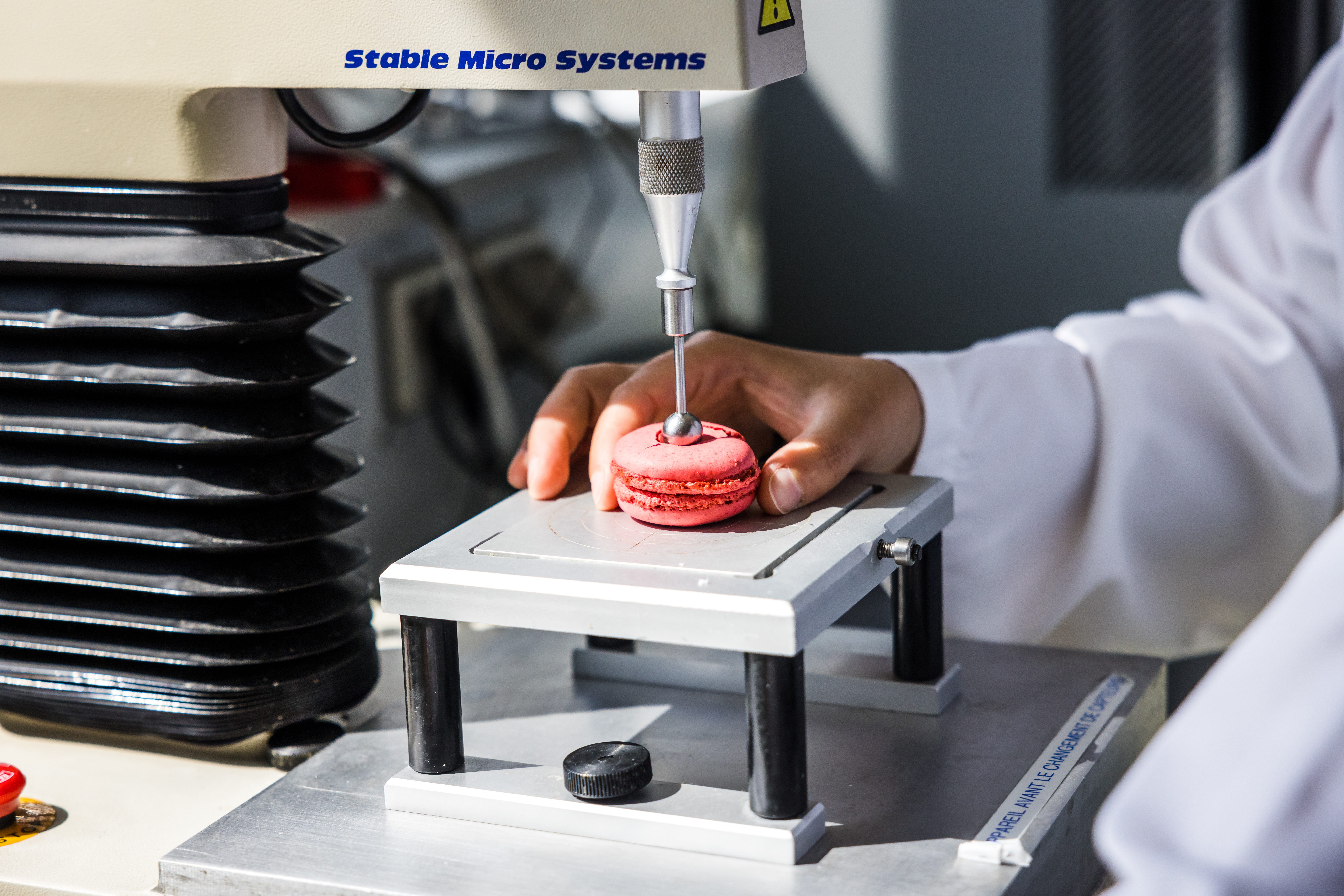 mesure macaron texture