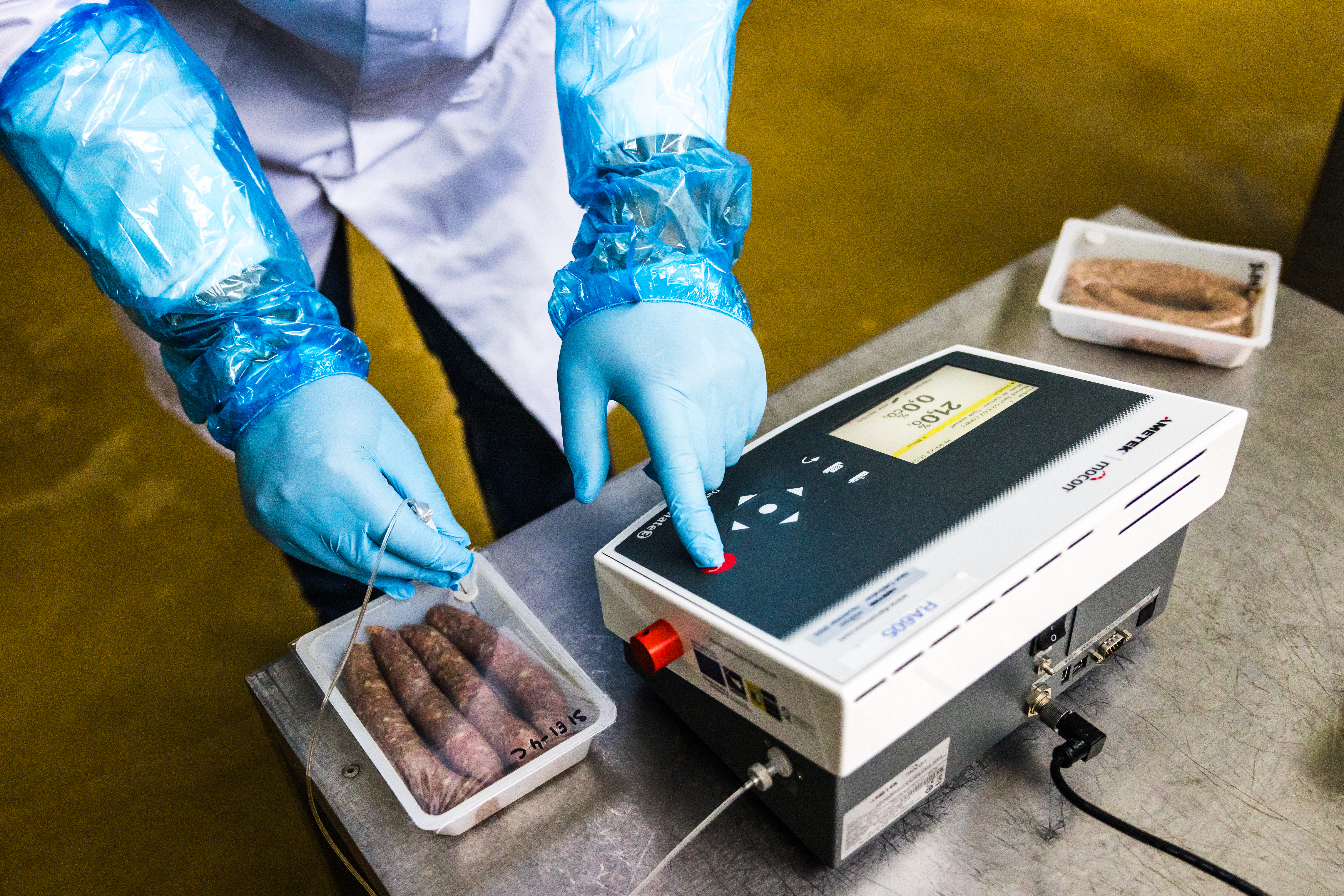 barquette mesure perméabilité gaz sous atmosphère