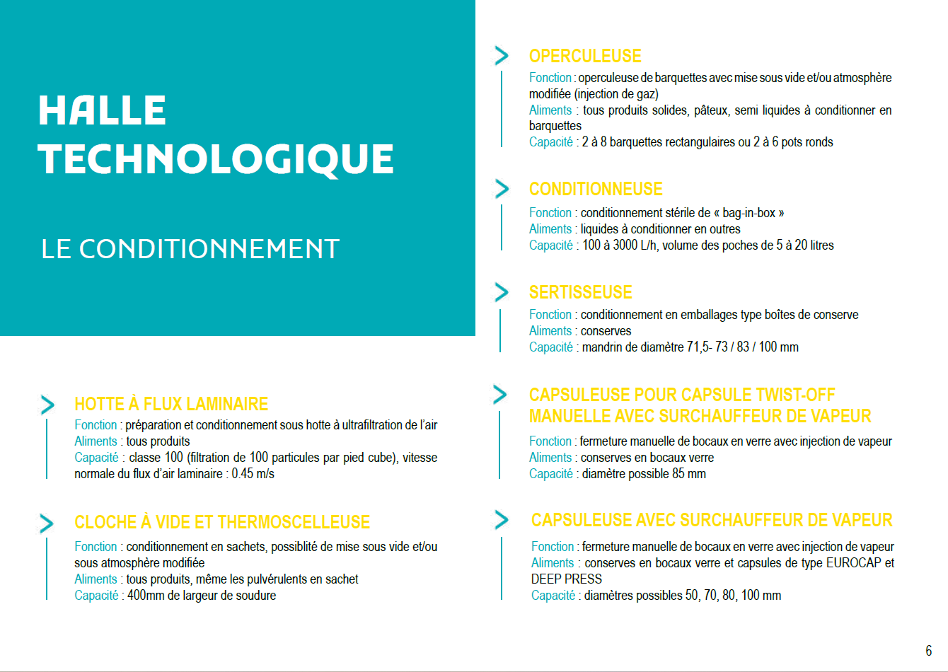 hall technologique ADRIA