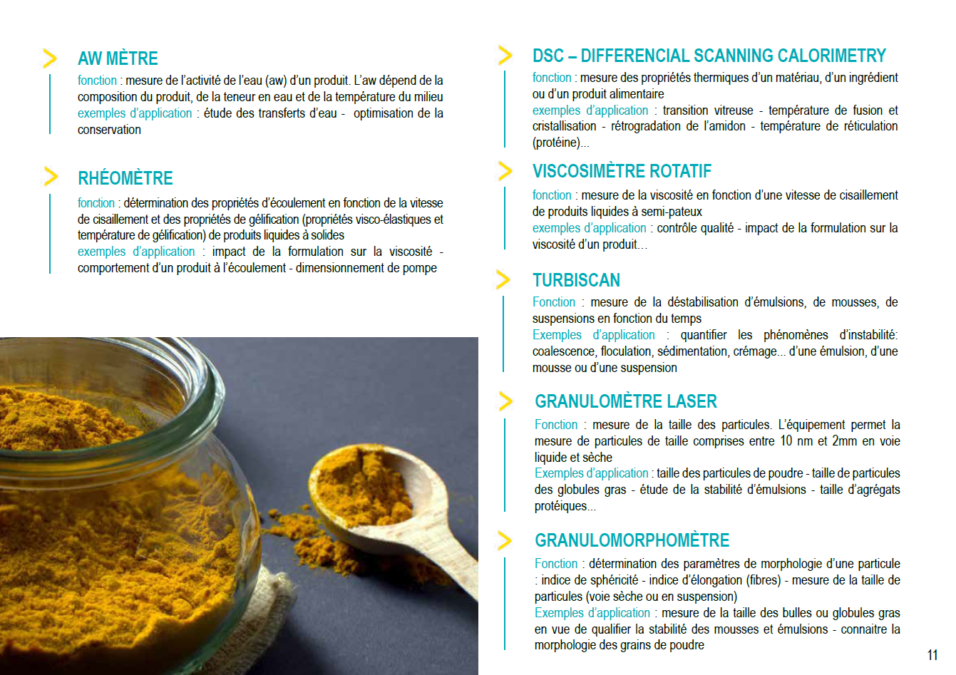 Laboratoire science des aliments ADRIA