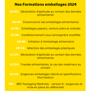 formation emballage ADRIA