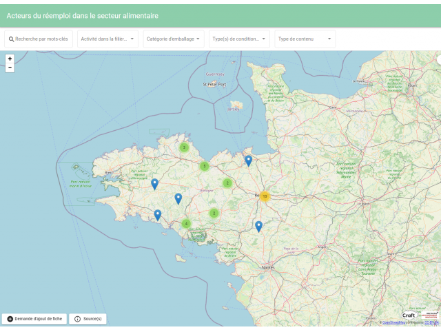 Le réemploi d'emballages en Bretagne