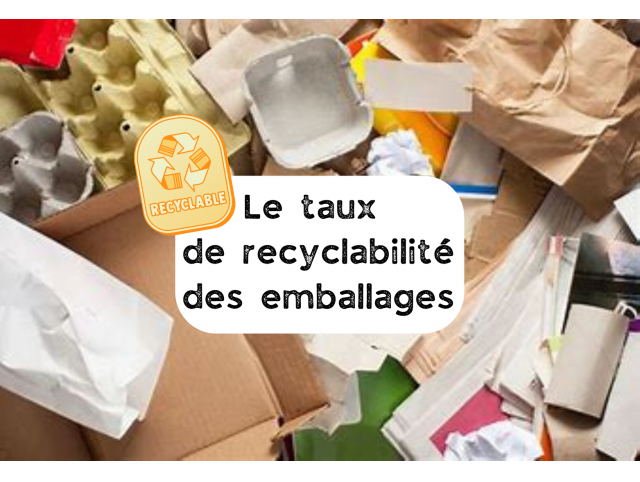 Le taux de recyclabilité des emballages 