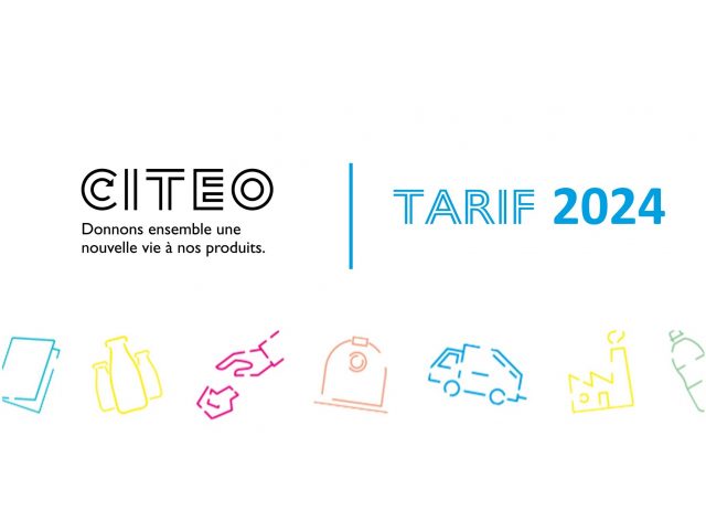 Contribution Citeo : tarifs 2024