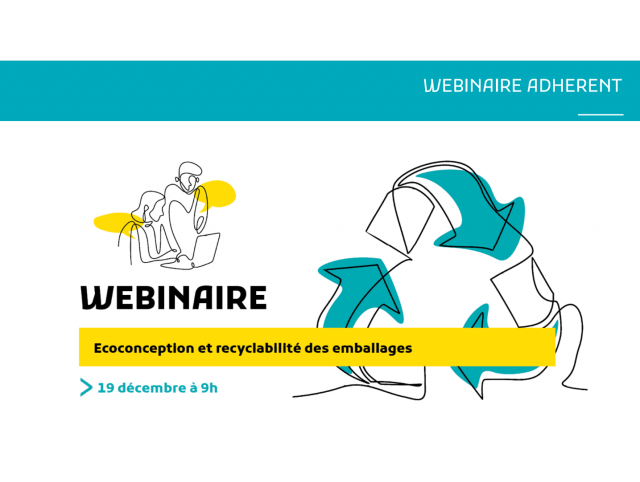 Webinaire "écoconception et recyclabilité des emballages"