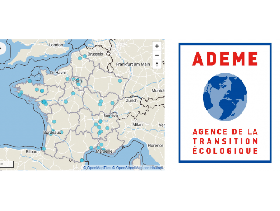 Cartographie 2023 des centres de lavage d'emballages en France
