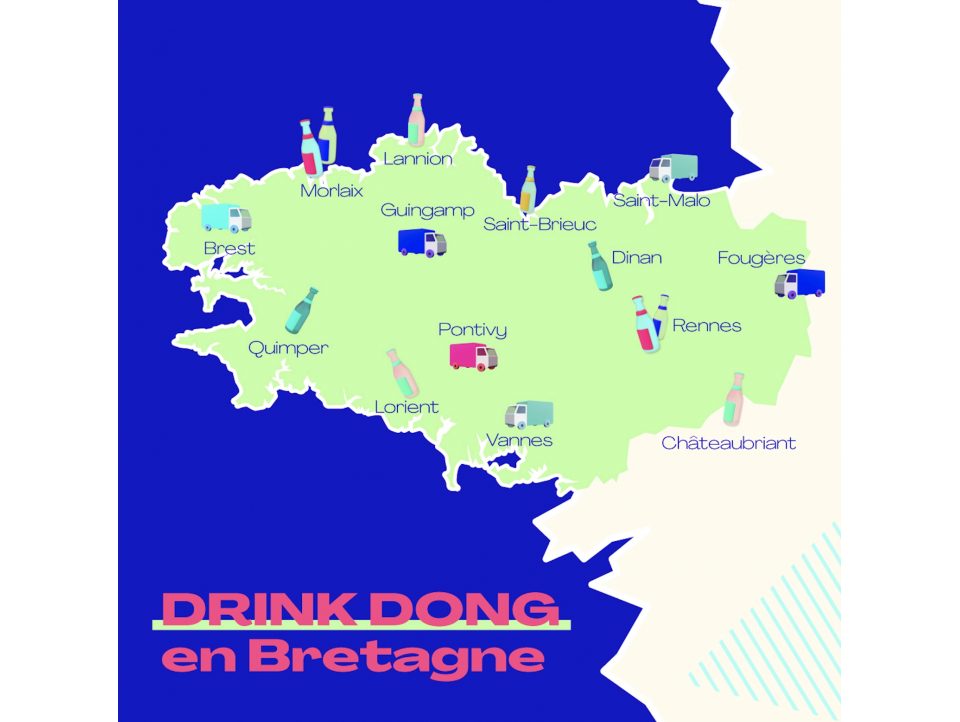 Tournée de Boissons consignées en Bretagne avec Drink Dong